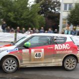 Neuer Führender im ADAC Rallye Masters: Johannes Dambach im Suzuki Swift